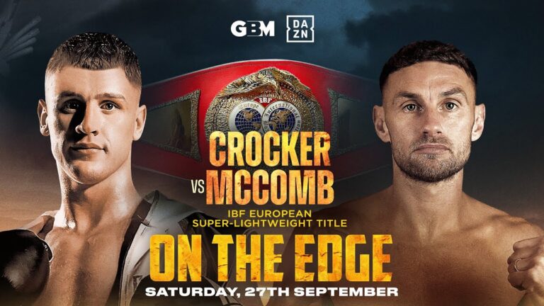 LIVE BOXING! | BEN CROCKER VS. SEAN MCCOMB | PRELIMS LIVESTREAM