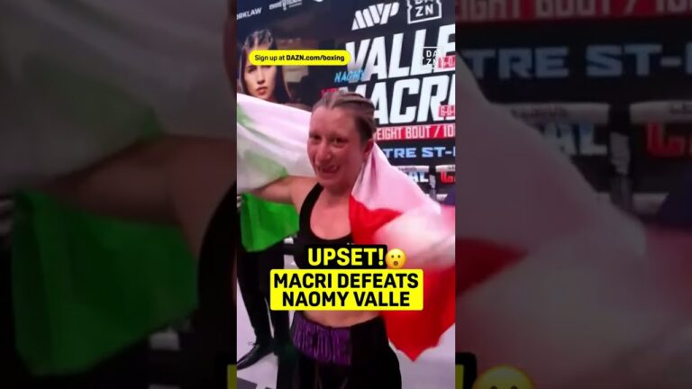 Federica Macri scores BIG UPSET win over Naomy Valle! 😳 #shorts