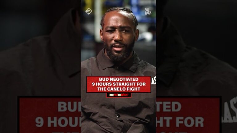 Bud Crawford takes us into the negotiations behind landing the Canelo fight #boxing