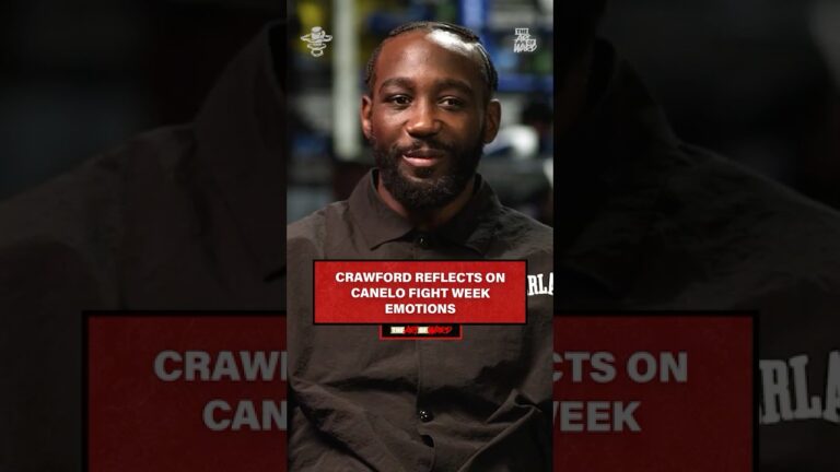 Terence Crawford embraced ALL of the emotions that came making history against Canelo 😤