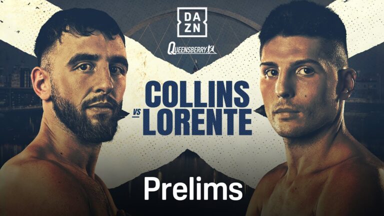 NATHANIEL COLLINS VS. CRISTOBAL LORENTE PRELIMS LIVESTREAM