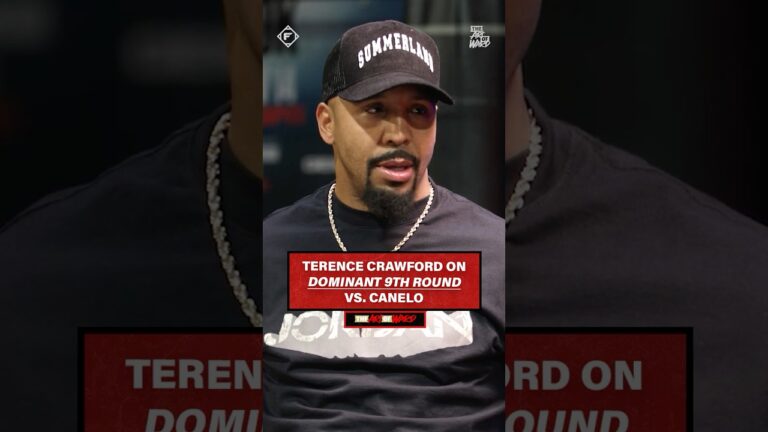 Terence Crawford saw it in Caneloâ€™s eyesâ€¦ Round 9 was the moment he knew 👀