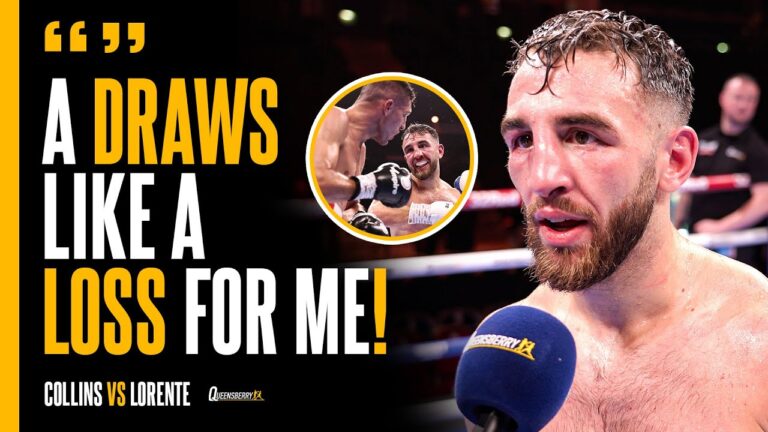 GUTTED Nathaniel Collins reacts to 'HARSH' Scorecards 👀 after World Title Eliminator WAR 💥