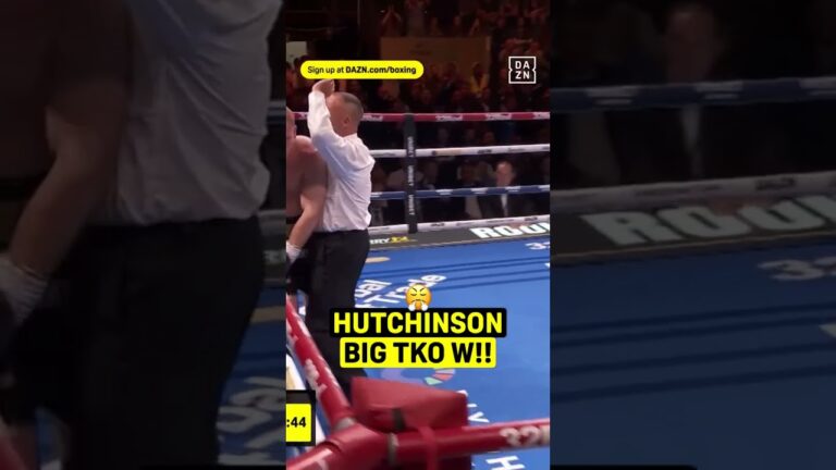 Willy Hutchinson comeback TKO win! 😤 #shorts