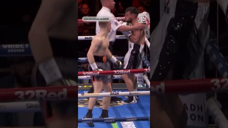 FIRST round stoppage!! 😱 #shorts