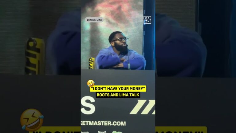 Looks like Lima won't bet any money on the fight 😅 #shorts