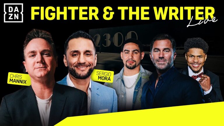 THE FIGHTER & THE WRITER LIVESTREAM | FEATURING CHRIS MANNIX, SERGIO MORA & EDDIE HEARN