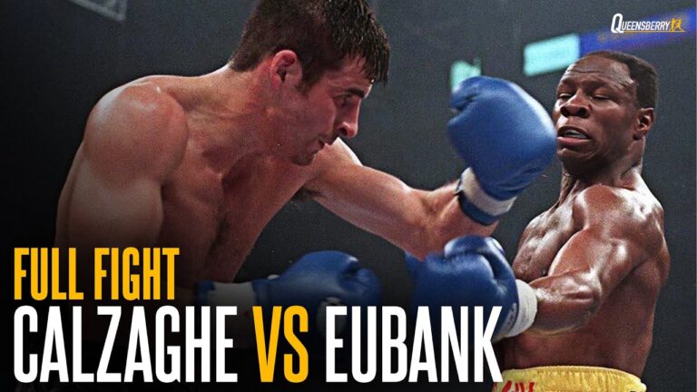 Joe Calzaghe vs Chris Eubank FULL FIGHT | Two Legends Clash in Historic World Title Showdown 👑