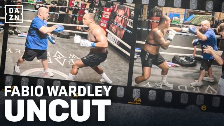 Fabio Wardley  In Camp Ahead Of Parker Clash