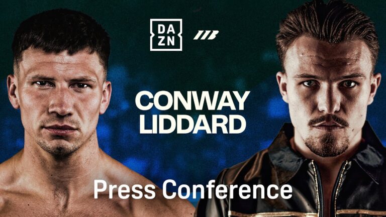 KIERON CONWAY VS. GEORGE LIDDARD PRESS CONFERENCE LIVESTREAM