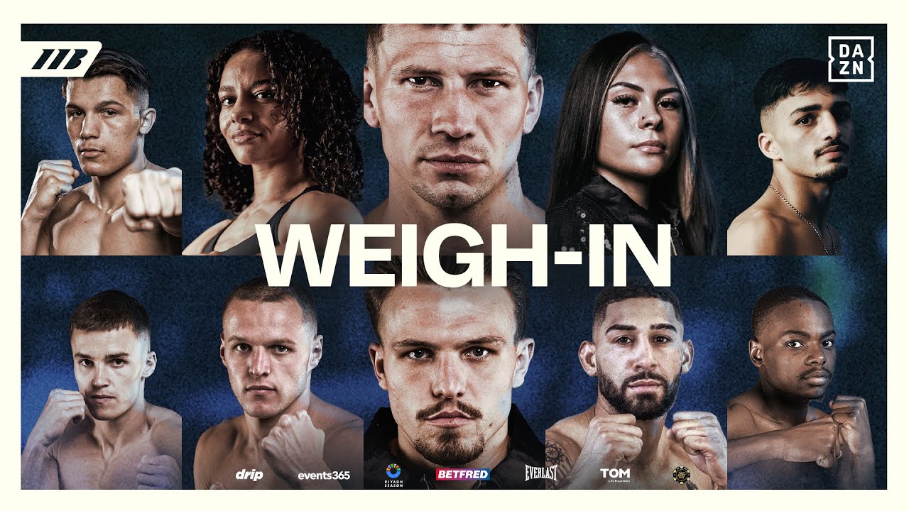 Kieron Conway Vs George Liddard Plus Undercard Weigh In | Matchroom Boxing