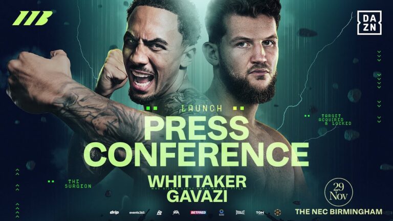 Ben Whittaker Vs Benjamin Gavazi Launch Press Conference | Matchroom Boxing New Signing