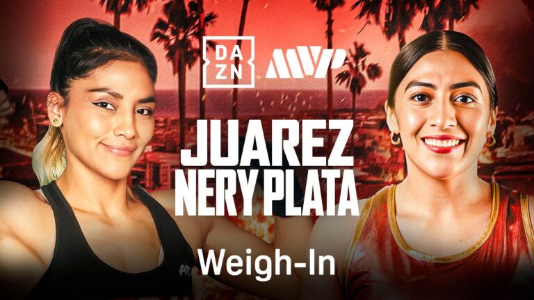 LOURDES JUAREZ VS. YESICA NERY PLATA WEIGH IN LIVESTREAM