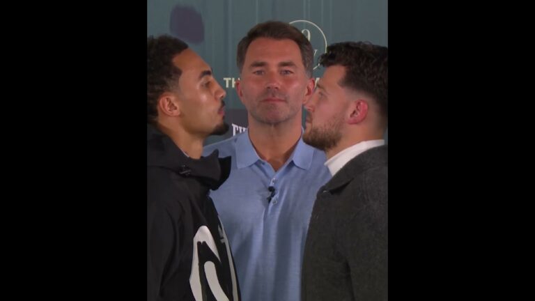 THE FIRST FACE OFF 👀 Ben Whittaker Vs Benjamin Gavazi