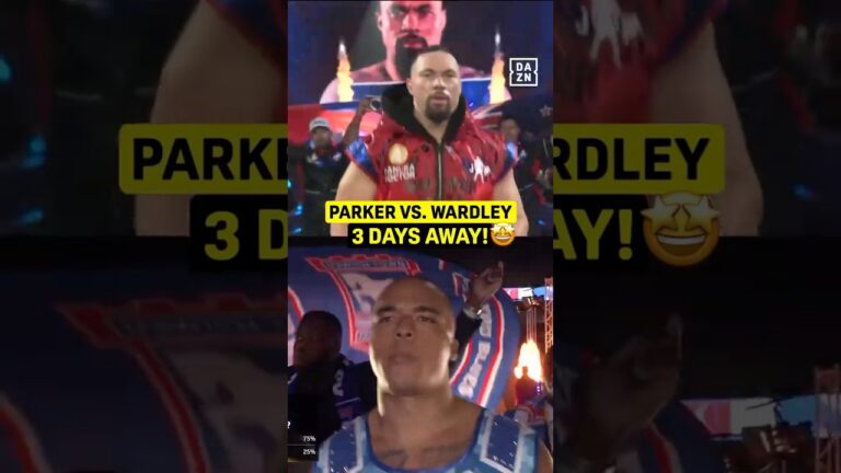 Parker vs. Wardley is THREE days away!!! 🔜🥊 #shorts