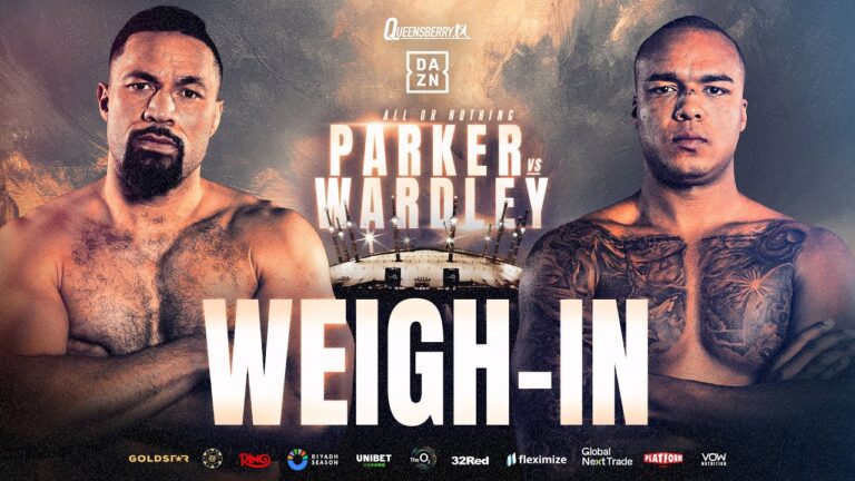 LIVE Weigh-In | Joseph Parker vs Fabio Wardley – All or Nothing 🥊