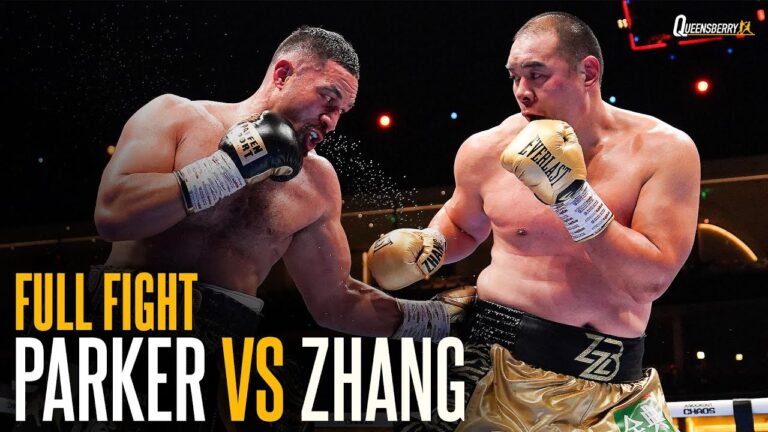 Joseph Parker vs Zhilei Zhang FULL FIGHT | Resilient Parker overcomes Zhang over 12 gruelling rounds