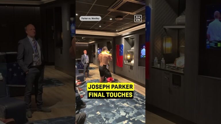 Last reps for Joseph Parker 🥊 #shorts