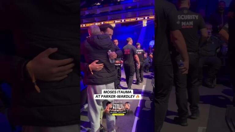 Moses checks in to The O2 📍