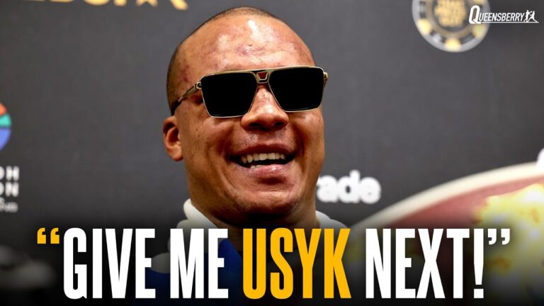 Fabio Wardley CALLS OUT Oleksandr Usyk after STOPPING Parker | Fabio's Post Fight Press Conference