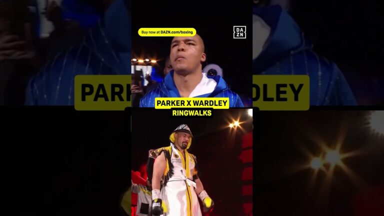 Joseph Parker and Fabio Wardley have made their ringwalks!!👊 #shorts