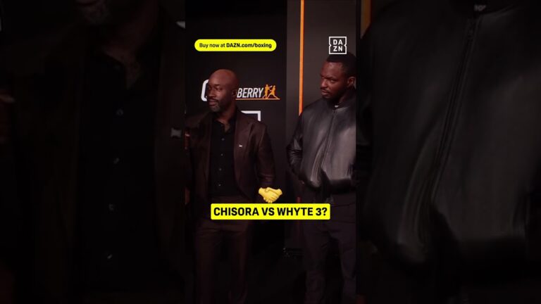 Derek Chisora vs Dillian Whyte 3?!?!?😤 #shorts