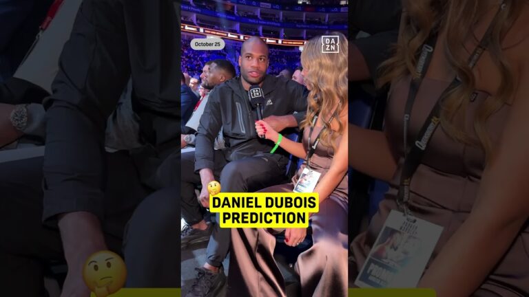 Daniel Dubois is ringside at the O2!!🧨 3shorts