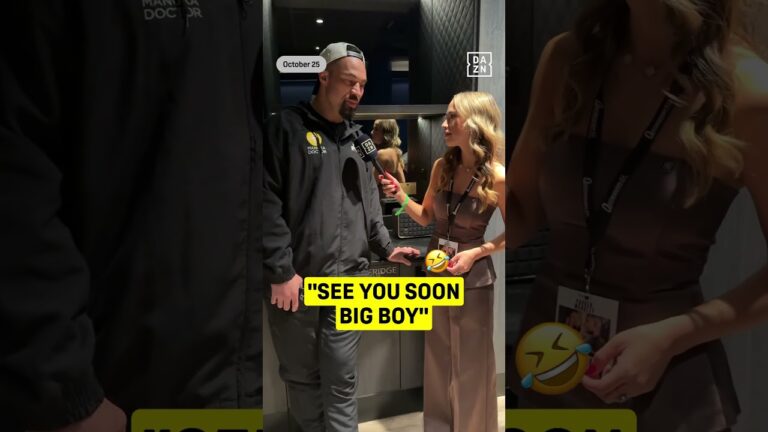 Jospeh Parker has a few words for Fabio Wardley 😅