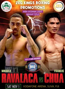 Two WBA Oceania Titles Up for Grabs in Fiji This Saturday â€“ World Boxing Association