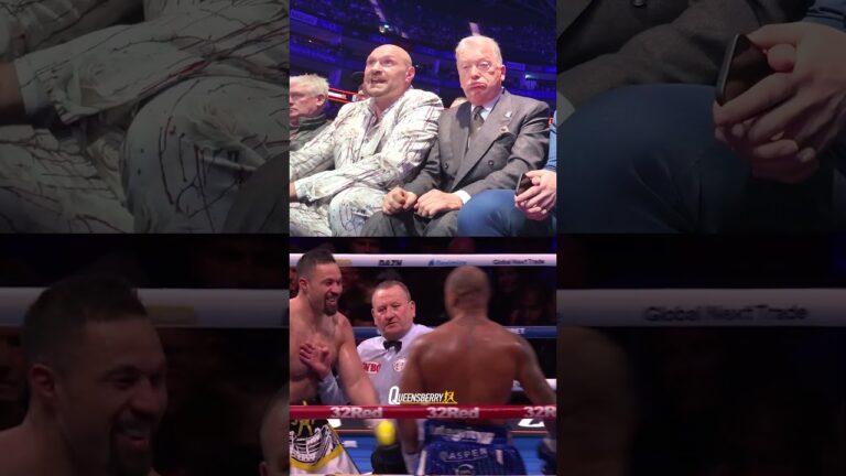 Tyson Fury cam for Parker vs Wardley is box office 😅