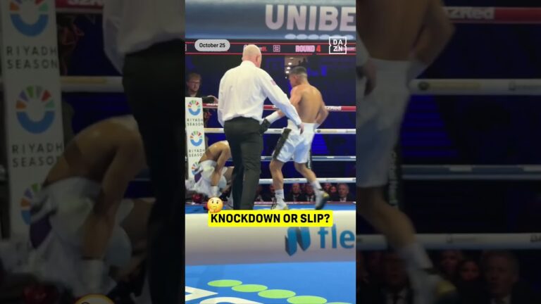 FIRST KNOCKDOWN OF THE NIGHT #shorts