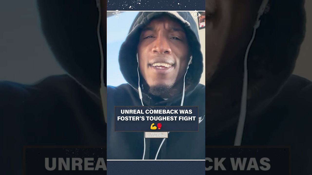 Oâ€™Shaquie Foster has only been rocked once in a pro fight & doesnâ€™t plan on having it happen again