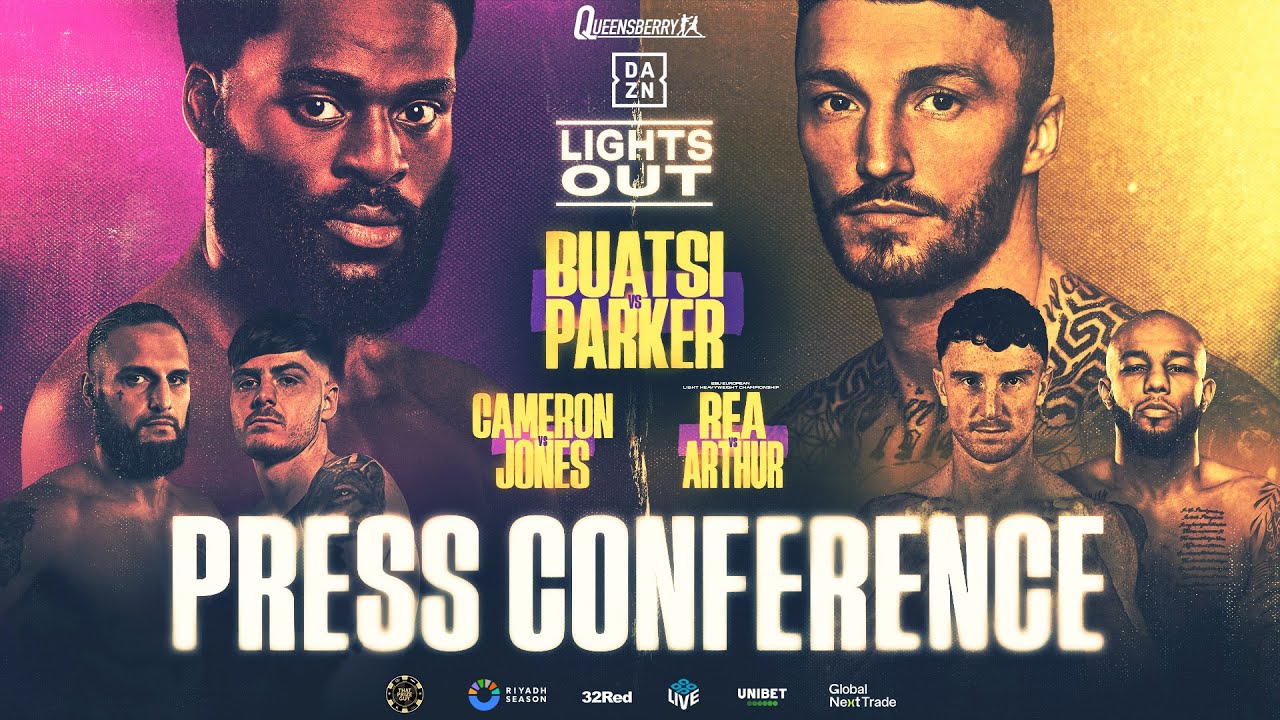 LIVE Press Conference | Joshua Buatsi vs Zach Parker – Lights Out ⚡️