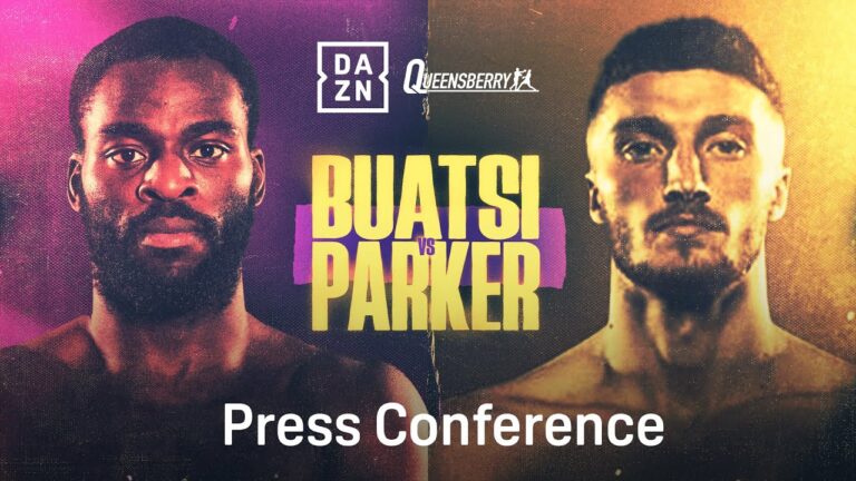 JOSHUA BUATSI VS. ZACH PARKER PRESS CONFERENCE LIVESTREAM