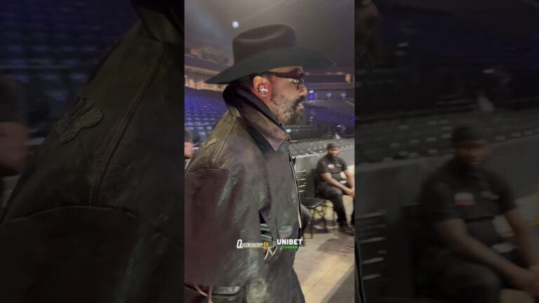 Derek Chisoraâ€™s in attendance for fight night in Manchester 🔥