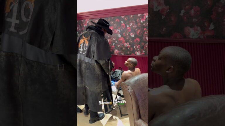 Derek Chisora gives his nephew Jermaine a post-fight pep talk 🗣️