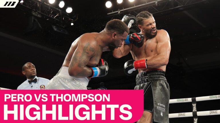 Lenier Pero Outpoints Jordan Thompson To Close On World Title Shot