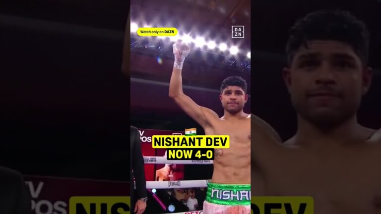 Nishant Dev moves to 4-0 with UD win! 🇮🇳 #shorts