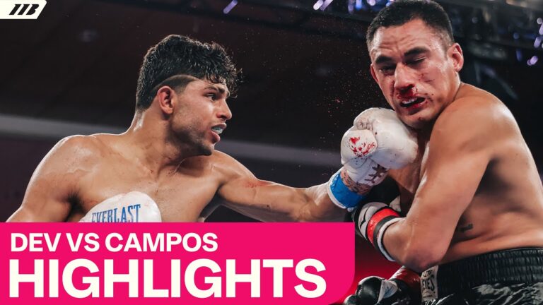 The Fighting Pride Of India Wins Again 👊🇮🇳 Nishant Dev Beats Campos, Now 4-0 | Matchroom Boxing