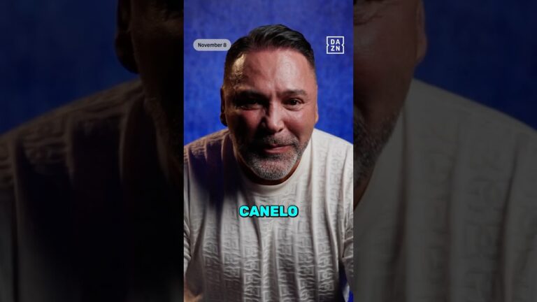 with Oscar De La Hoya 🥶