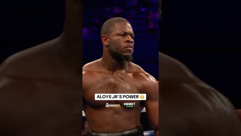 Is Aloys Junior the biggest puncher in the cruiserweight division? 🤔