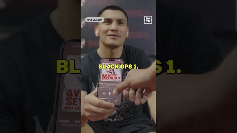 How fast can Vergil Ortiz Jr. guess his favorite songs 🎶 #shorts