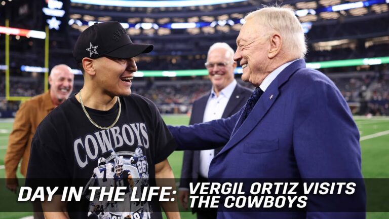 Day in the Life | Vergil Ortiz goes to the Cowboys Monday Night Game!