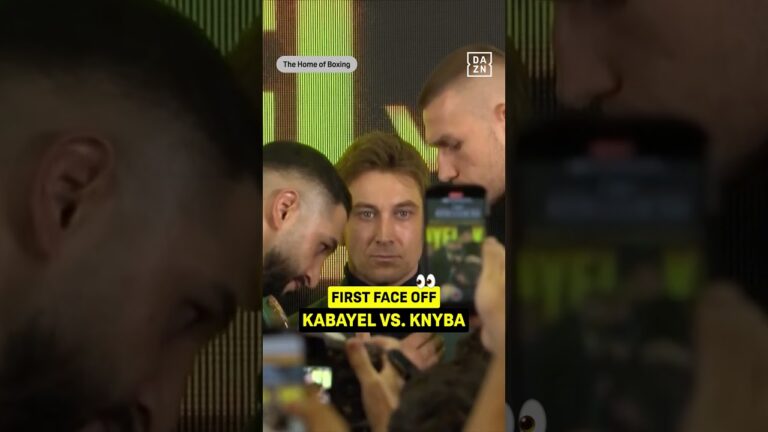 FIRST FACE-OFF: Agit Kabayel vs Damian Knyba 🙌 #shorts