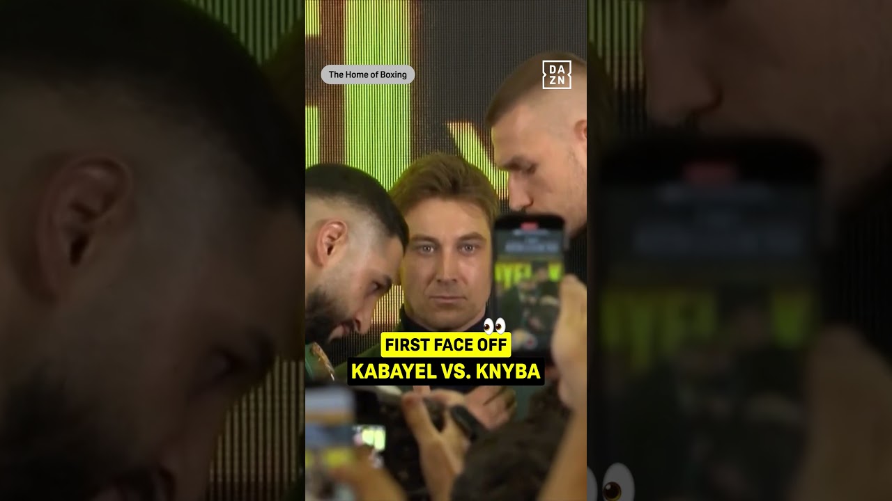 FIRST FACE-OFF: Agit Kabayel vs Damian Knyba 🙌 #shorts