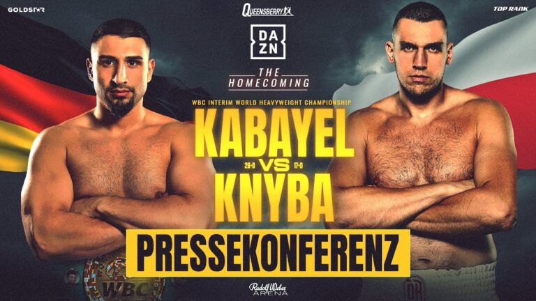 LIVE PRESSEKONFERENZ! Agit Kabayel vs Damian Knyba | The Homecoming! 🇩🇪