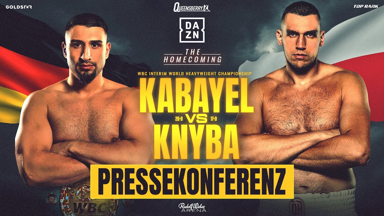 LIVE PRESSEKONFERENZ! Agit Kabayel vs Damian Knyba | The Homecoming! 🇩🇪
