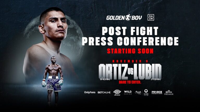 Vergil Ortiz Jr. vs. Erickson â€œThe Hammerâ€ Lubin | Post Fight Press Conference