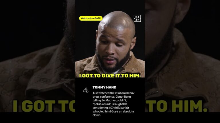 “I'm NOT A Turd!” Chris Eubank Jr REACTS to wild Conor Benn comment on bringing in Bomac
