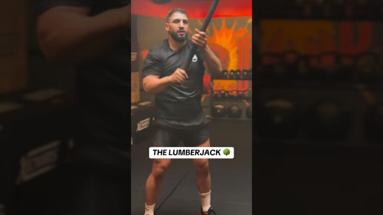 Agit Kabayel getting ready to chop down some trees 🌳 👀